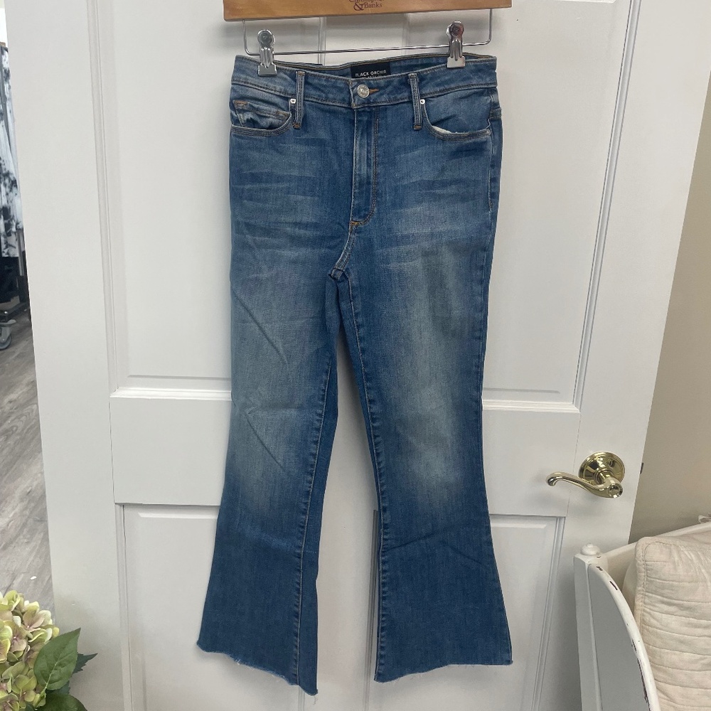 Black Orchid Denim Flare Jeans